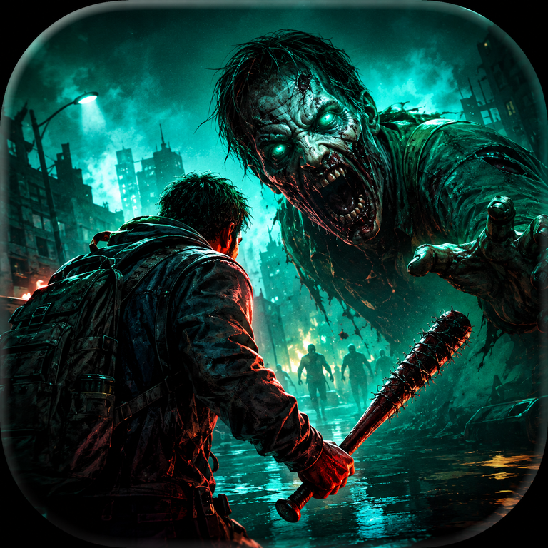 Zombie Survival concept app icon